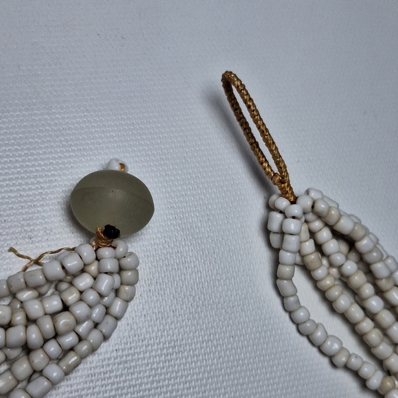 Handmade Multi Strand Glass Bead Bohemian Necklace - Picture 6 of 8